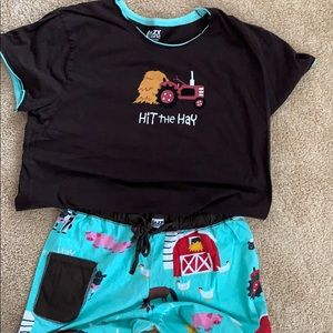 Lazy One women’s cotton pajama set